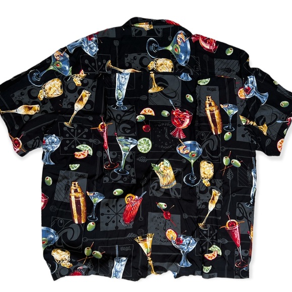 Hawaiian Happy Hour Button Down Shirt XL - Picture 3 of 3
